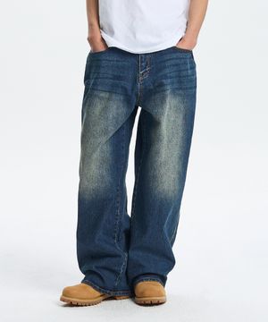 OLD TREE NEW BAGGY DENIM PANTS (INDIGO)