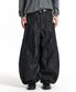 FLOWING WAVE BALLOON DENIM PANTS (RAW BLACK)