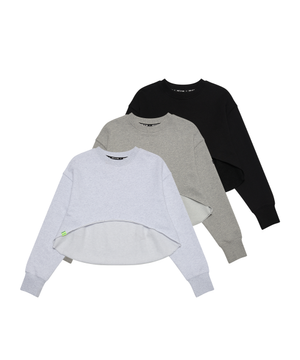 (2pack) 시그니처 크롭탑