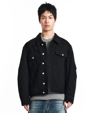 STANDARD DARTS DENIM JACKET (BLACK)