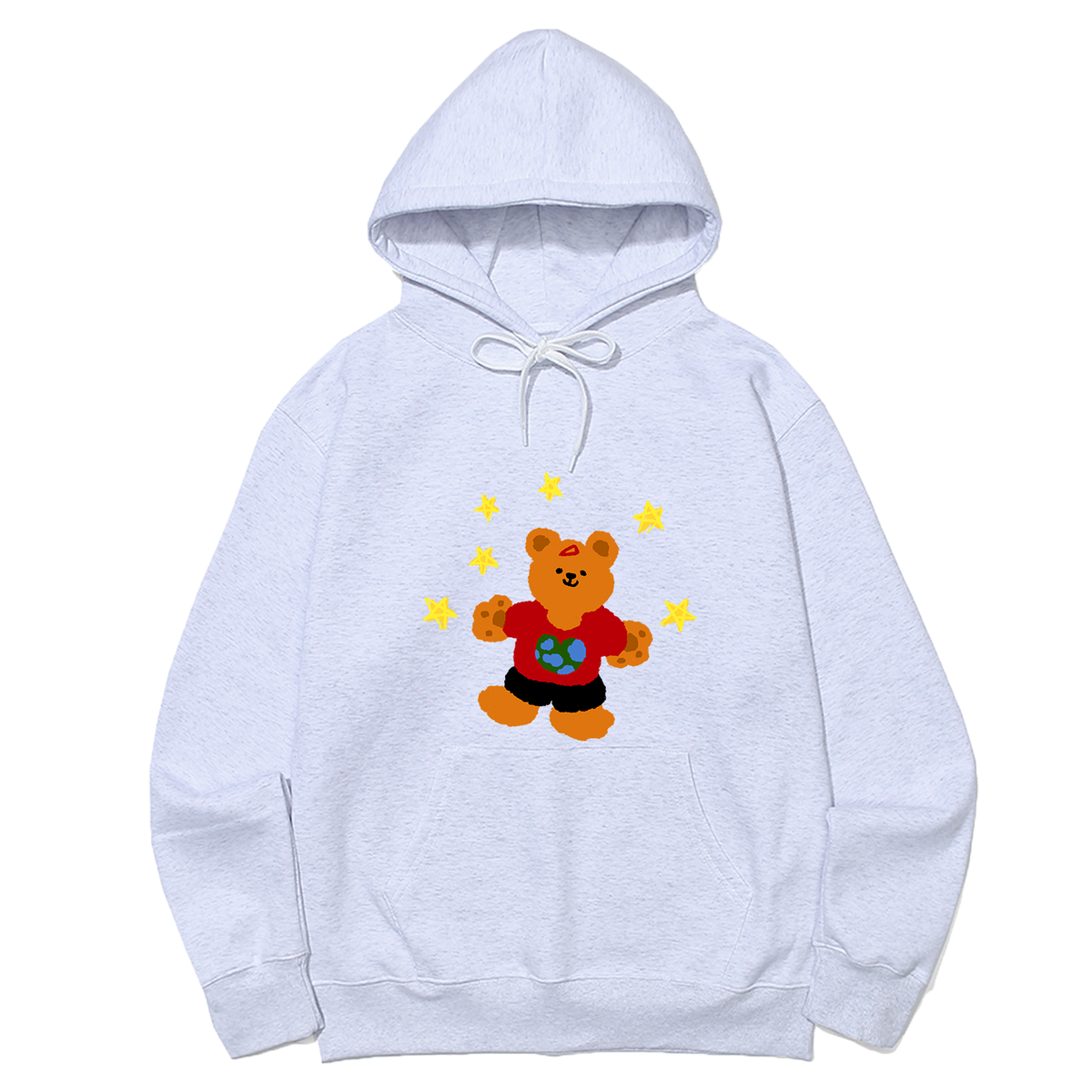 어썸어스(AWESOMEUS) BEAR HUG STAR HOODIE_3 COLOR