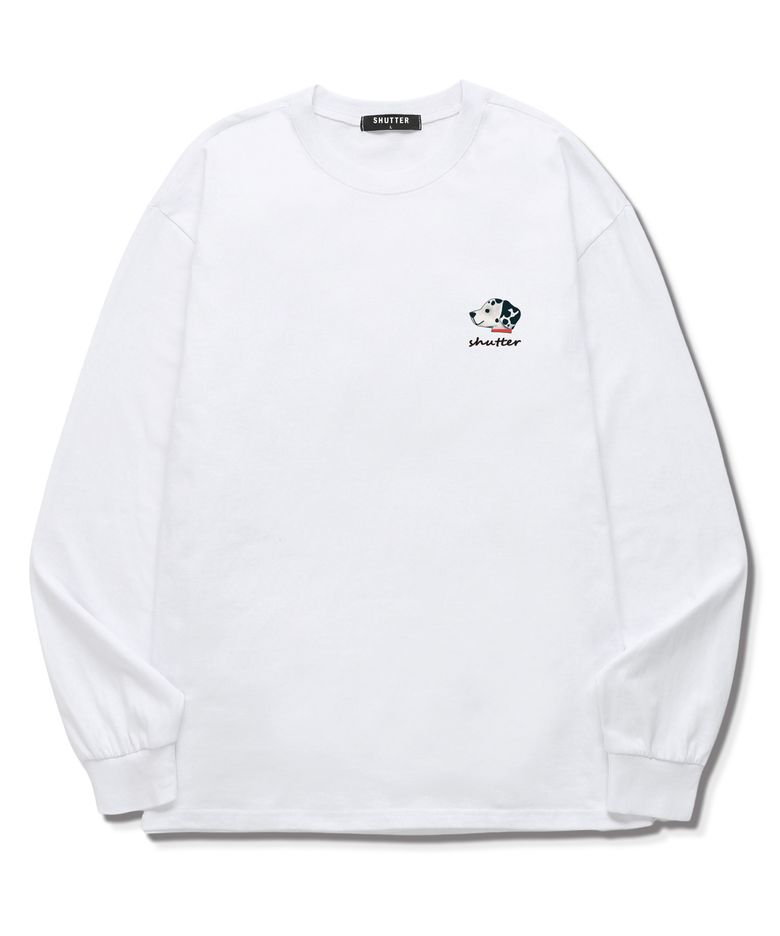[FW신상할인] Dalmatian 롱슬리브 (SLS012) 화이트