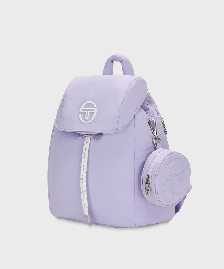 W 패딩 미니 백팩 (L.Purple)
