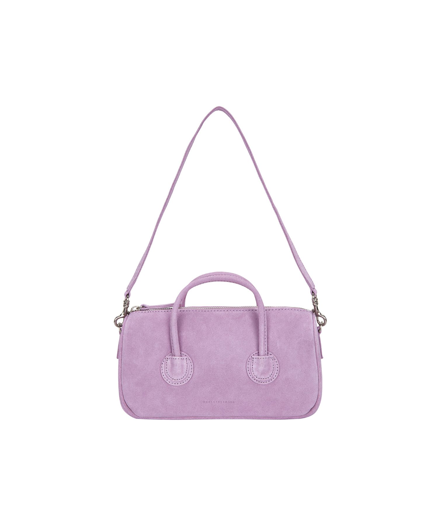 [Margesherwood ] / ☆ ZIPPER SMALL / lavender pink suede MUSINSA | MARGESHERWOOD ZIPPER SMALL_lavender pink suede