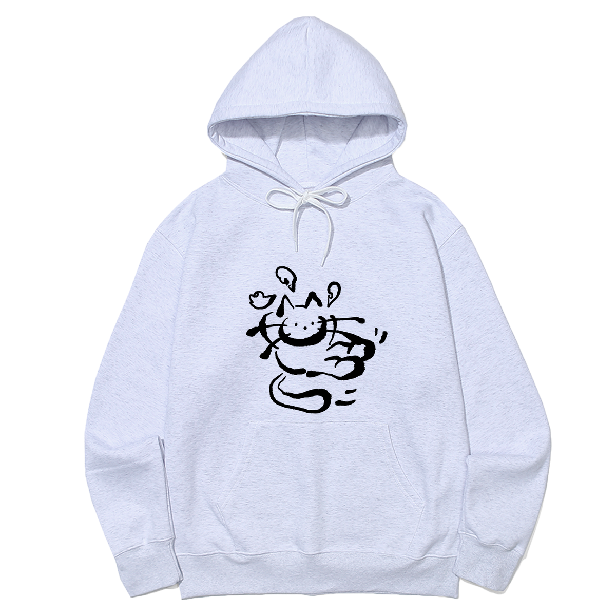 어썸어스(AWESOMEUS) SIT-UP CAT HOODIE_3 COLOR