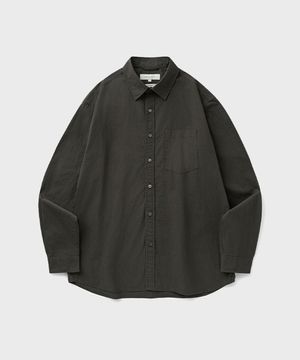 [STALKERS × UNIONBLUE] EDITOR SHIRT [MUD]