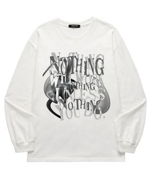 NOTHING WILL WORKS 롱슬리브 (SLS014) 화이트