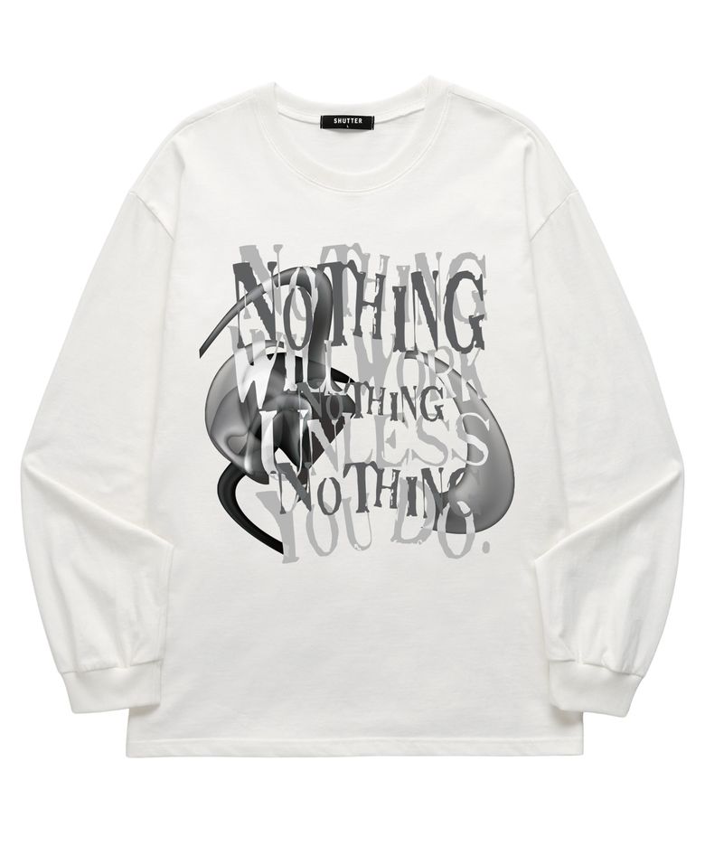 [FW신상할인] NOTHING WILL WORKS 롱슬리브 (SLS014) 화이트