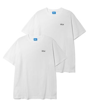 UCLA 베이직 스텐다드핏 2 PACK 반팔 티셔츠[O-WHITE](UARST81_33)