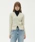 CABLE POINT BUTTON KNIT CARDIGAN_CREAM