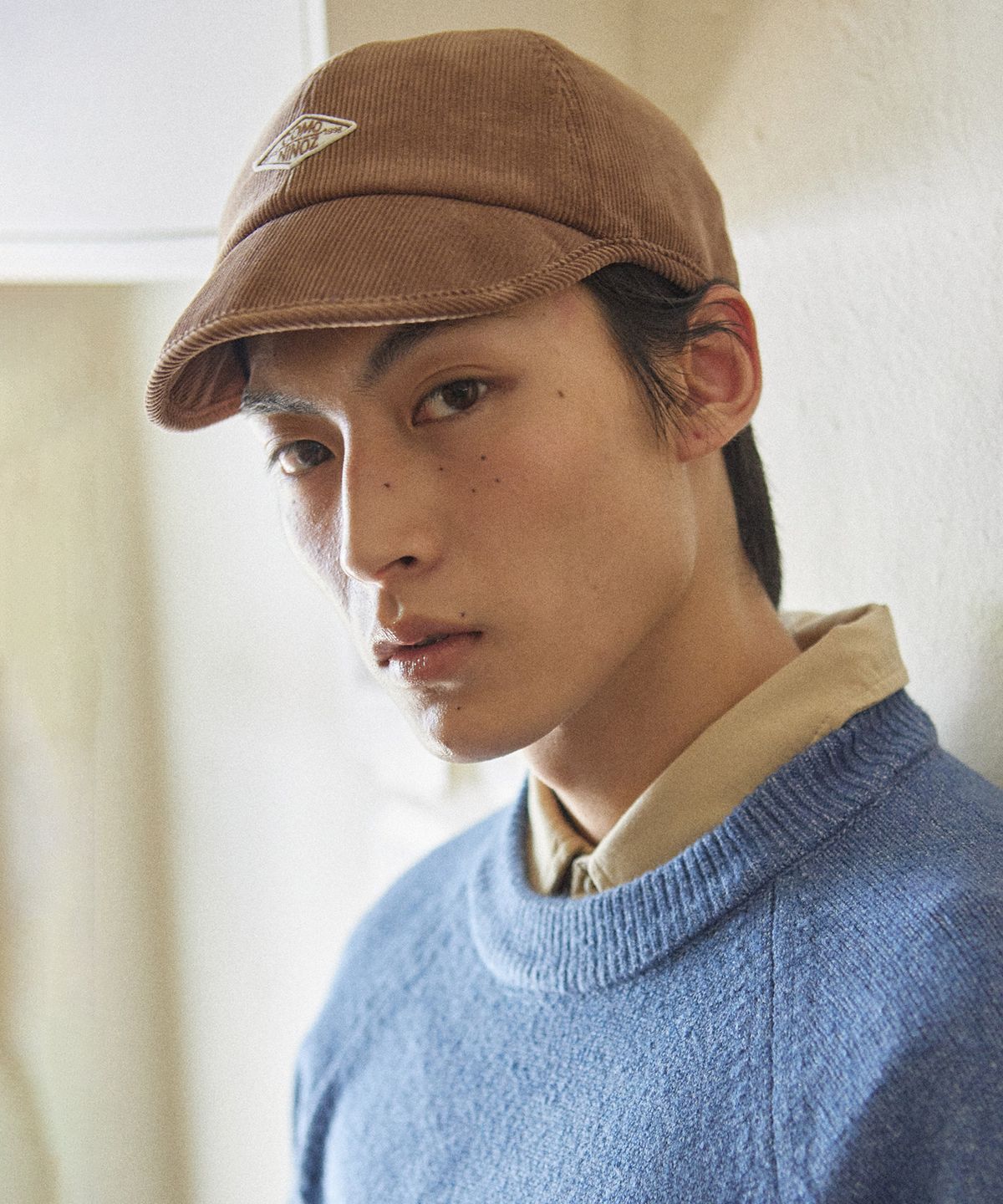 꼬모니노즈(COMONINOZ) [CN]24 CORDUROY LOGO CAP [3 COLOR]