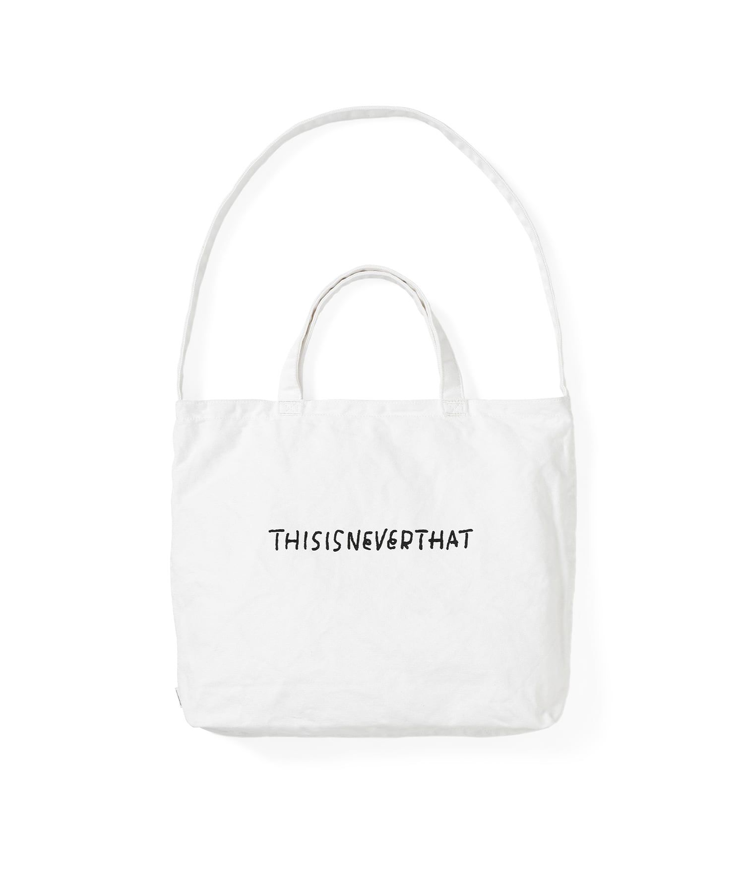 【THISISNEVERTHAT】TNT ユウナガバ クルーネック ホワイト TNT Yu Nagaba Crewneck - thisisneverthat®