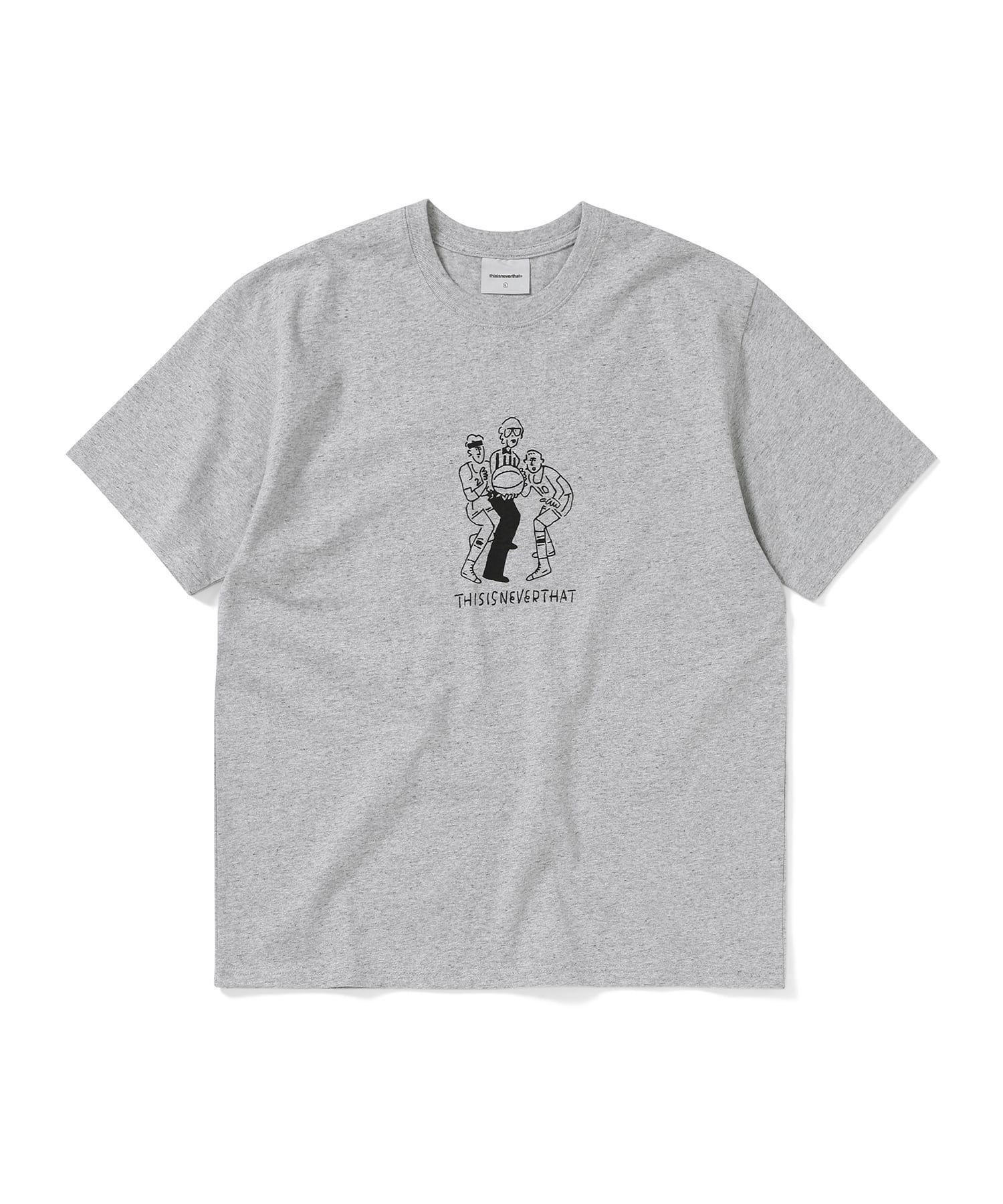 ★thisisneverthat★ TNT Yu Nagaba Graphic Tee Heather Grey N MUSINSA | thisisneverthat® TNT Yu Nagaba Graphic Tee Heather