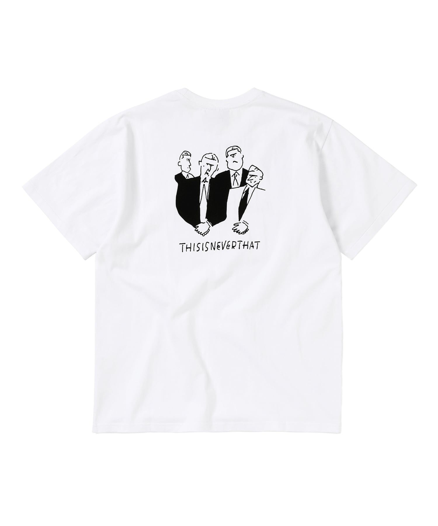 MUSINSA公式 | thisisneverthat® TNT Yu Nagaba Logo Tee White