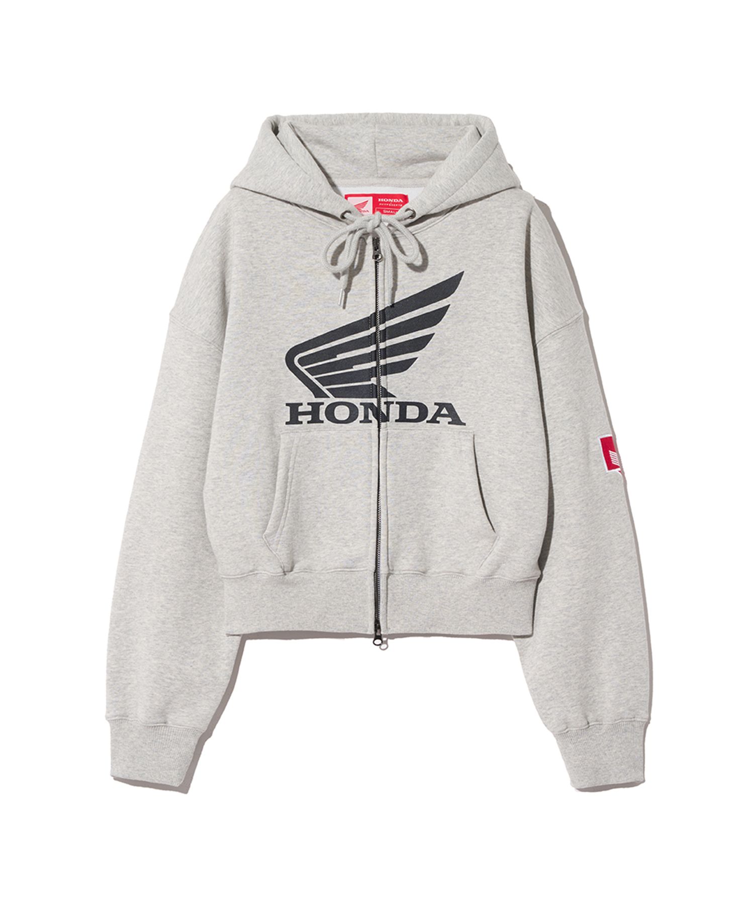 MUSINSA | Honda Motorcycle [Crop] Original Wing logo Hoodie