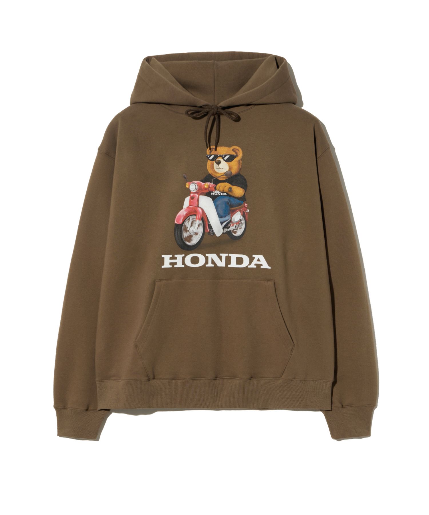 MUSINSA公式 | HONDA MOTORCYCLE APPAREL Honda Bear Hoodie Brown