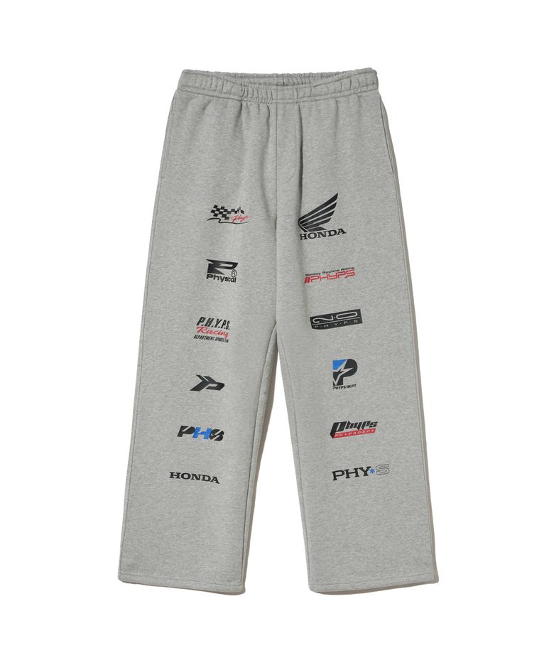 Logo Artwork Sweat Pants Gray