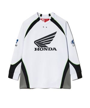 Motorcycle Raglan Jersey White