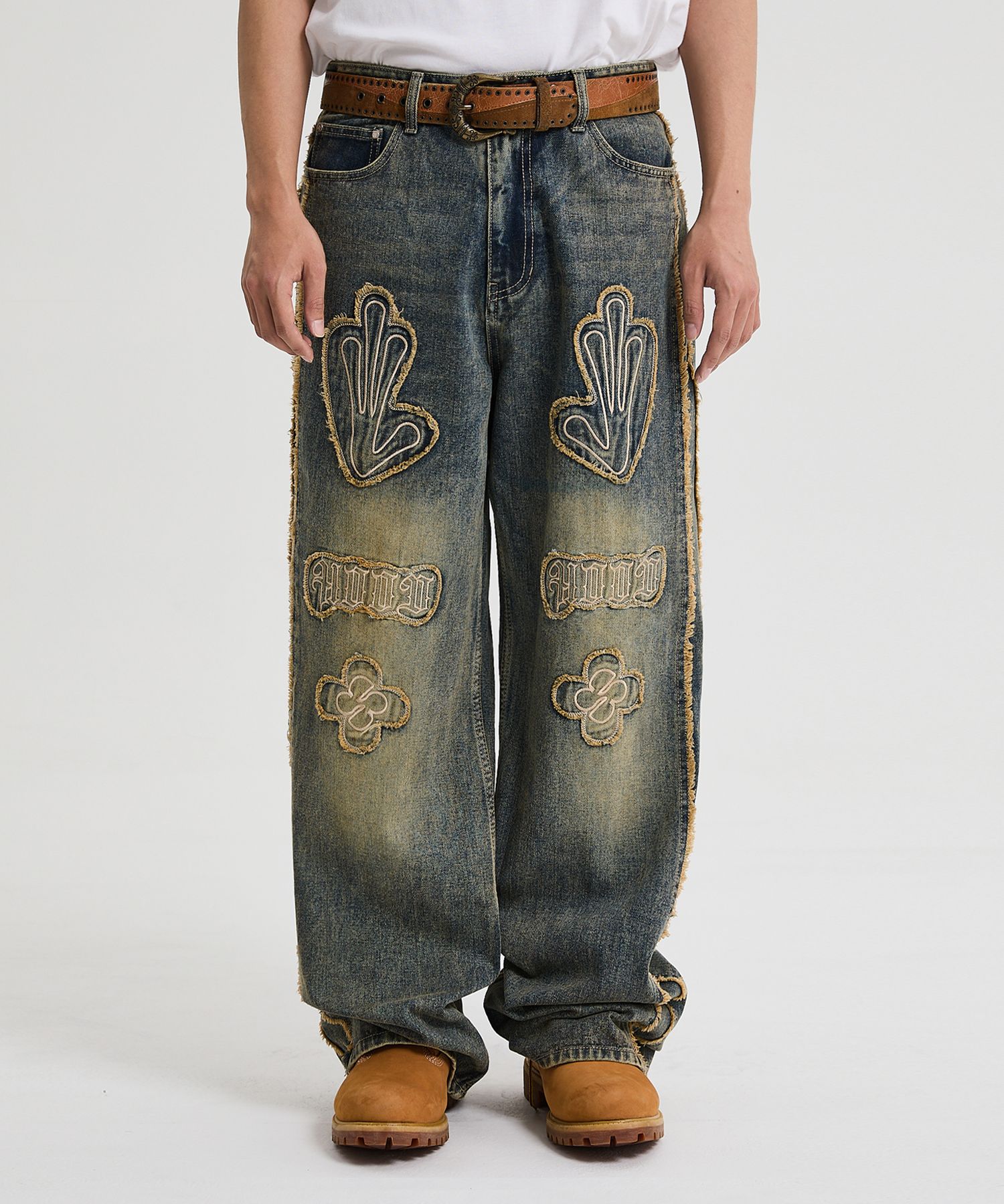 ★MUSINSA STANDARD★ Straight denim slacks deep indigo MMDNP MUSINSA | MUSINSA STANDARD Big Wide Denim Pants [Deep Indigo]