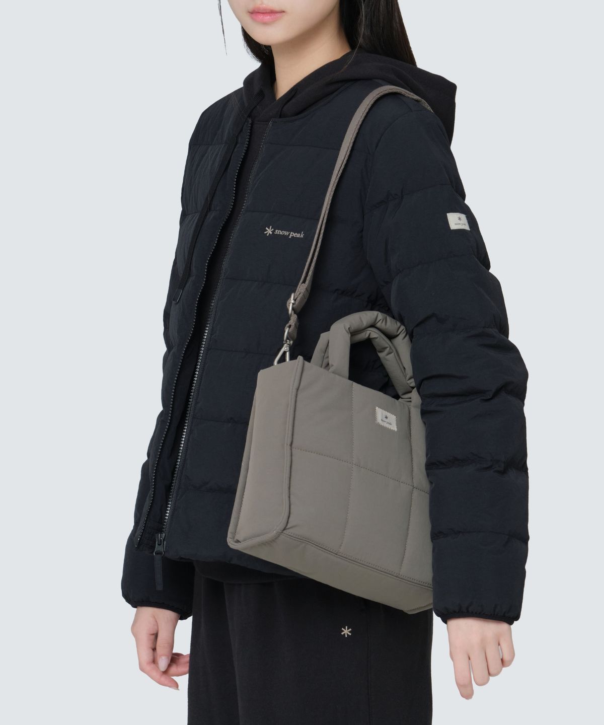 스노우피크 어패럴(SNOWPEAK APPAREL) 캠플 미디움 토트백 (S24FWCTB19) Dark Khaki