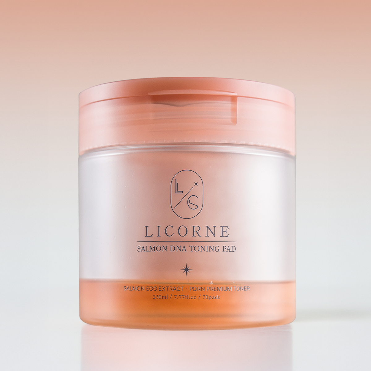 리꼼 코스메틱(LICORNE) 살몬 디엔에이 토닝 패드 70매 230ml
