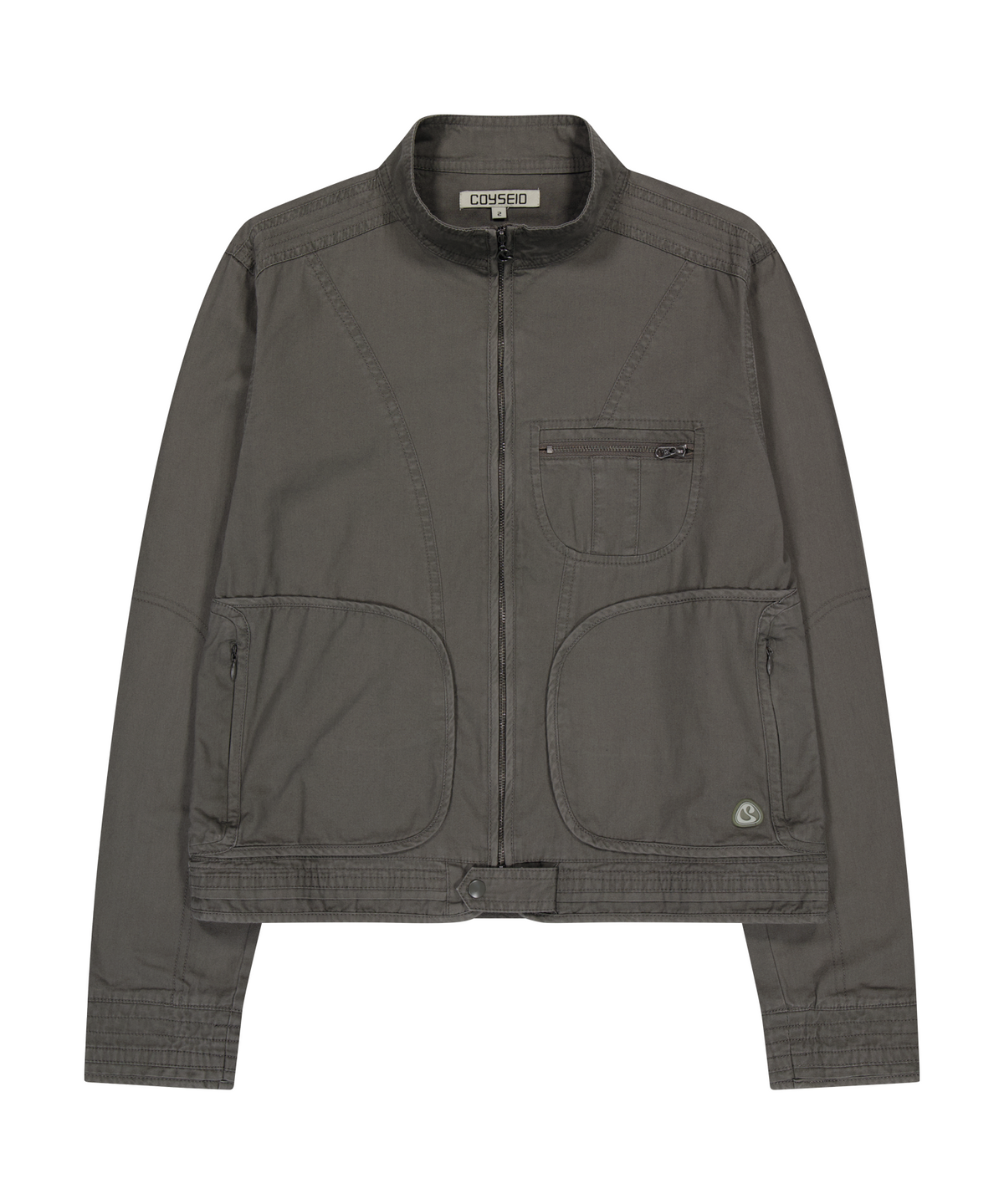코이세이오 038(COYSEIO 038) BINDING COTTON JACKET ASH BROWN