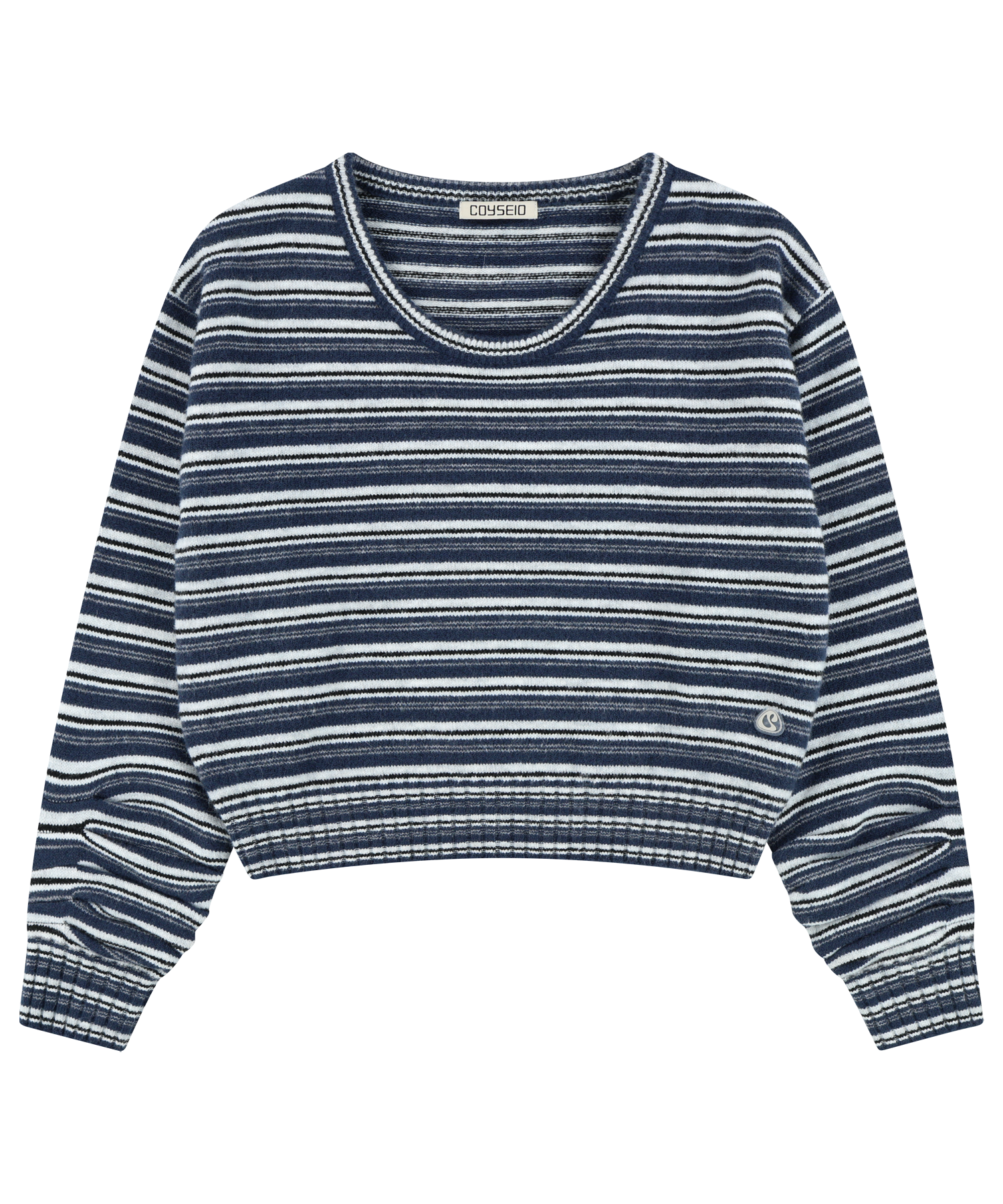 MUSINSA公式 | COYSEIO COY STRIPE KNIT NAVY
