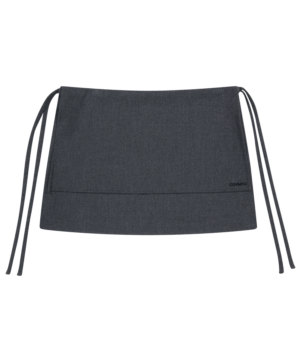 코이세이오 038(COYSEIO 038) RIBBON DOUBLE SKIRT GREY - 사이즈