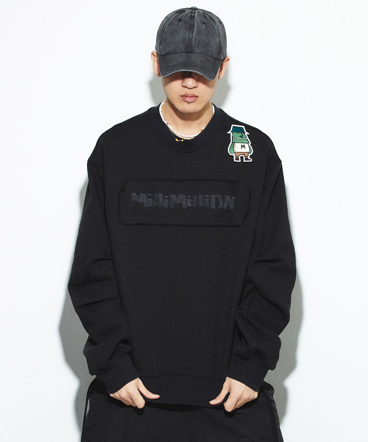 밀리밀리언(MILLIMILLION) COBBLESTONE 20 MTM[M23T20] BLACK