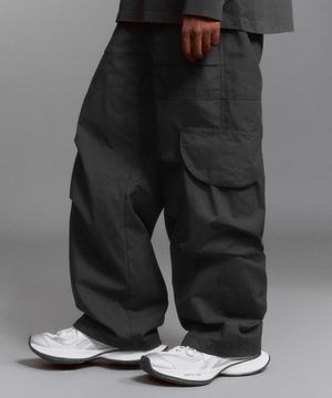 Ripstop Volume Cargo Pants (BLACK)
