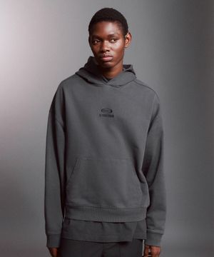 DTO Embroidered Pigment Hoodie (CHARCOAL)