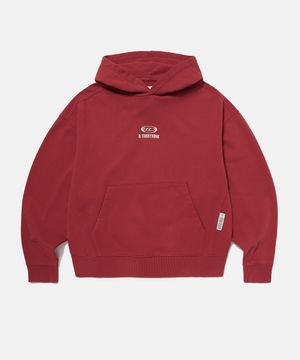 DTO Embroidered Pigment Hoodie (RUBY RED)