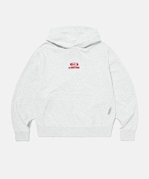 DTO Embroidered Pigment Hoodie (MELANGE GREY)