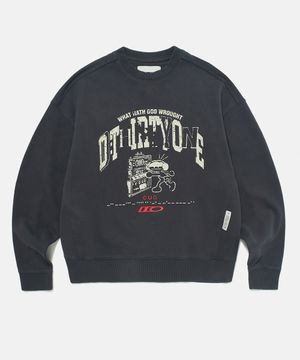 Telegrapher DIT Mascot Sweatshirt (CHARCOAL)