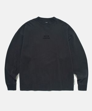 DTO Embroidered long-sleeve T-Shirt (CHARCOAL)