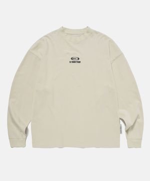 DTO Embroidered long-sleeve T-Shirt (SAND BEIGE)