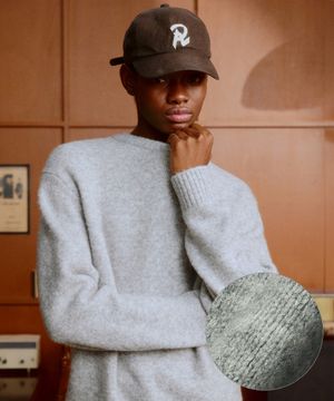 Cozy Hairy Sweater (GREY)