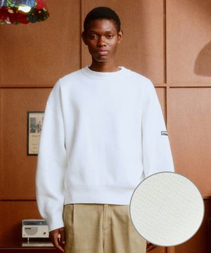 Logo-Jacquard Sweater (OFF WHITE)