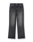 WASHED SEMI BOOTSCUT JEANS WASHED BLACK