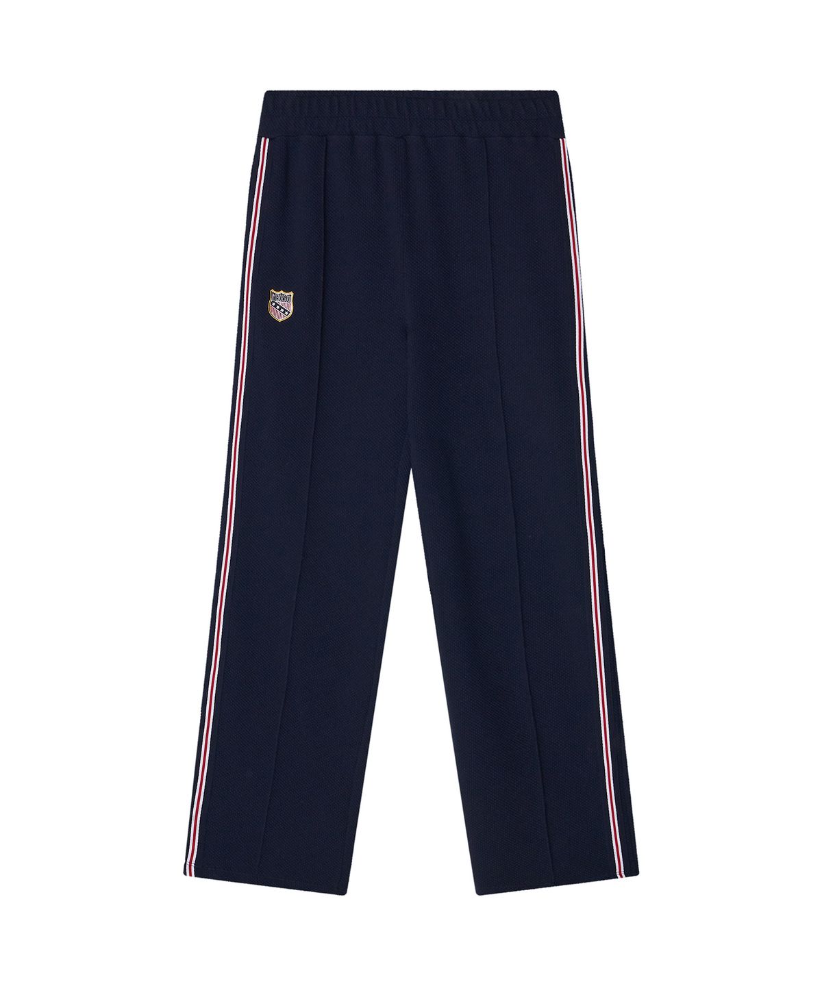 미나수(MENASOO) Waffle Wide Pants_Navy