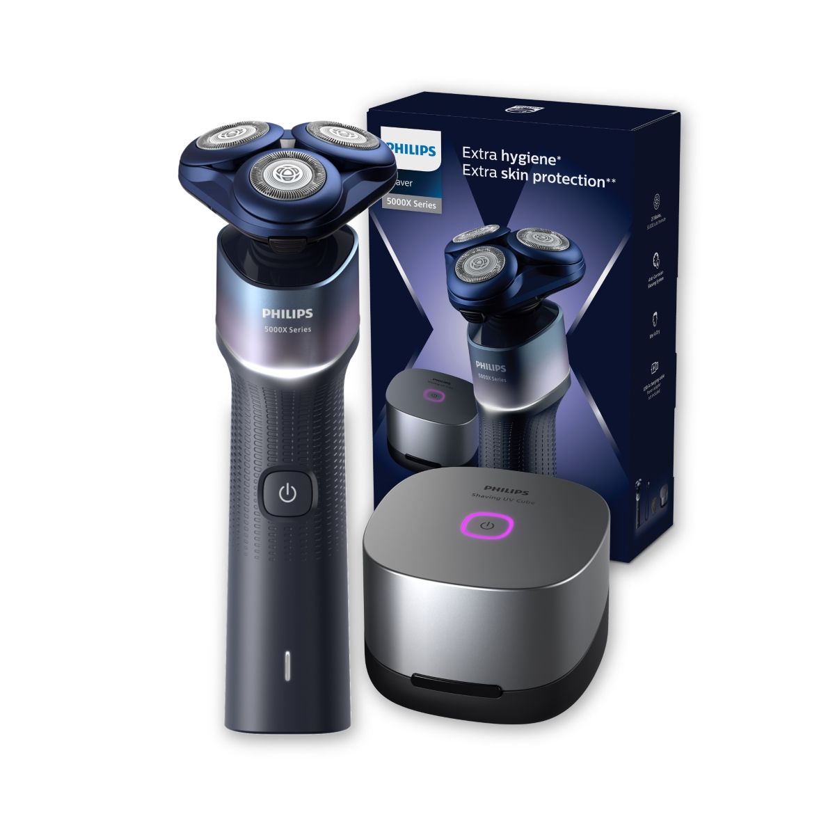 필립스(PHILIPS) 5000X 시리즈 전기면도기 X5101/15 블루/퍼플