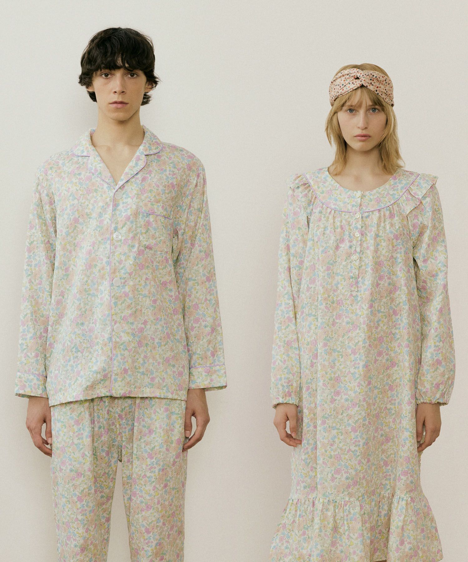 ◆JO'S LOUNGE◆ couple Elizabeth Pajama Set ELZBTHPJC couple) Elizabeth Pajama Set - JO'S LOUNGE