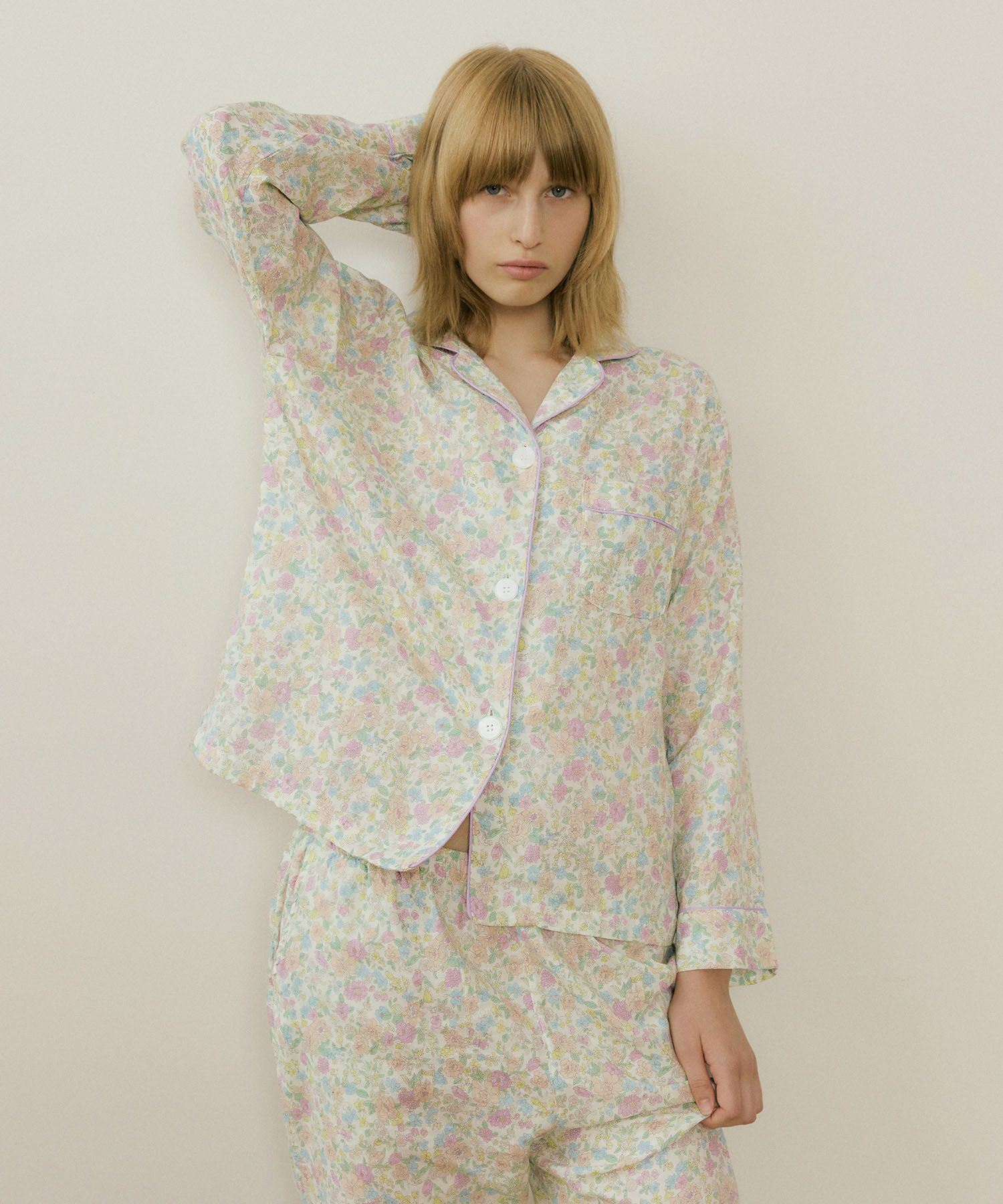 ◆JO'S LOUNGE◆ couple Elizabeth Pajama Set ELZBTHPJC MUSINSA | JO'S LOUNGE (w) Elizabeth Pajama Set