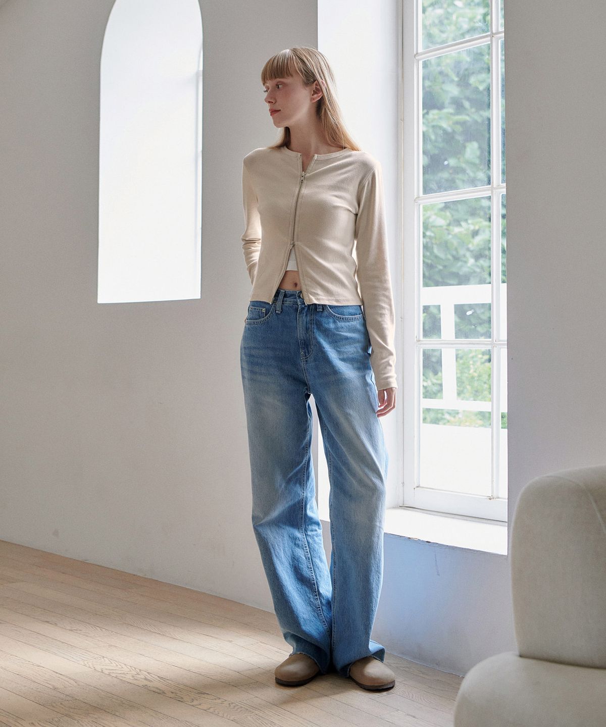 판도라핏(PANDORAFIT) [WIDE] Journey Jeans