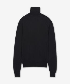 카상드르 울 터틀 넥 니트 - 블랙 / 800713Y76HF1000