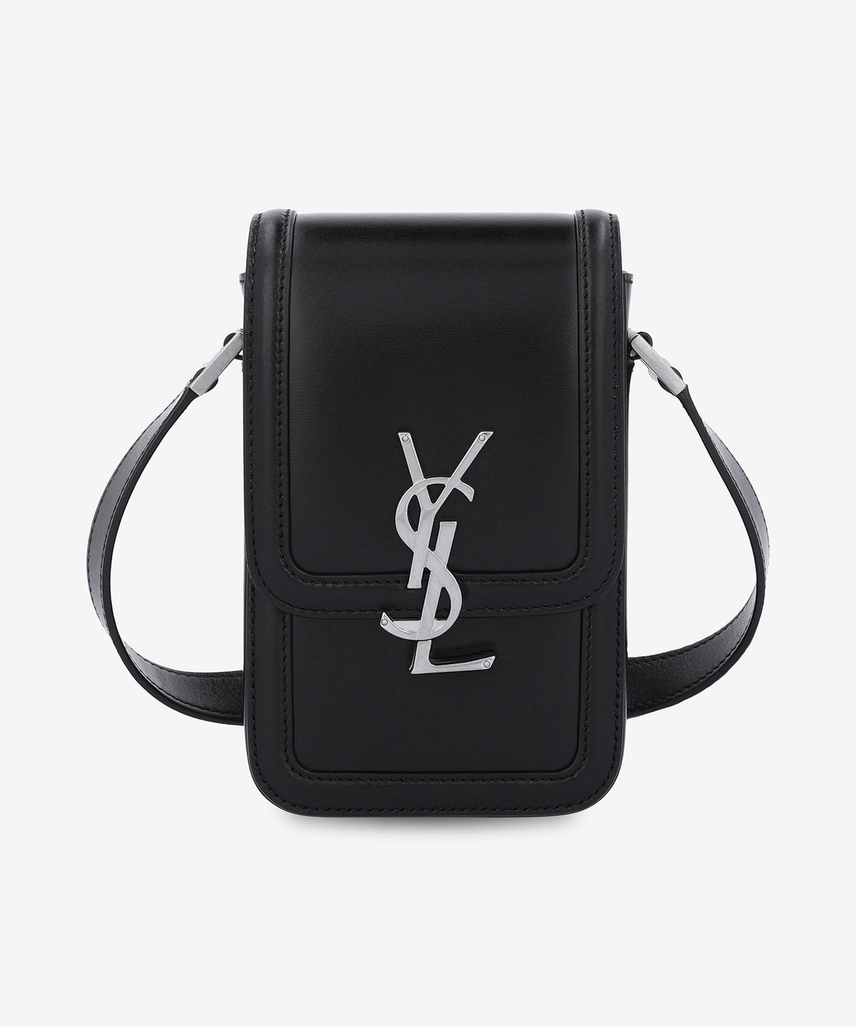 생로랑(SAINT LAURENT) 미니 모노그램 솔페리노 크로스백 - 블랙:실버 / 7539630SX0E1000