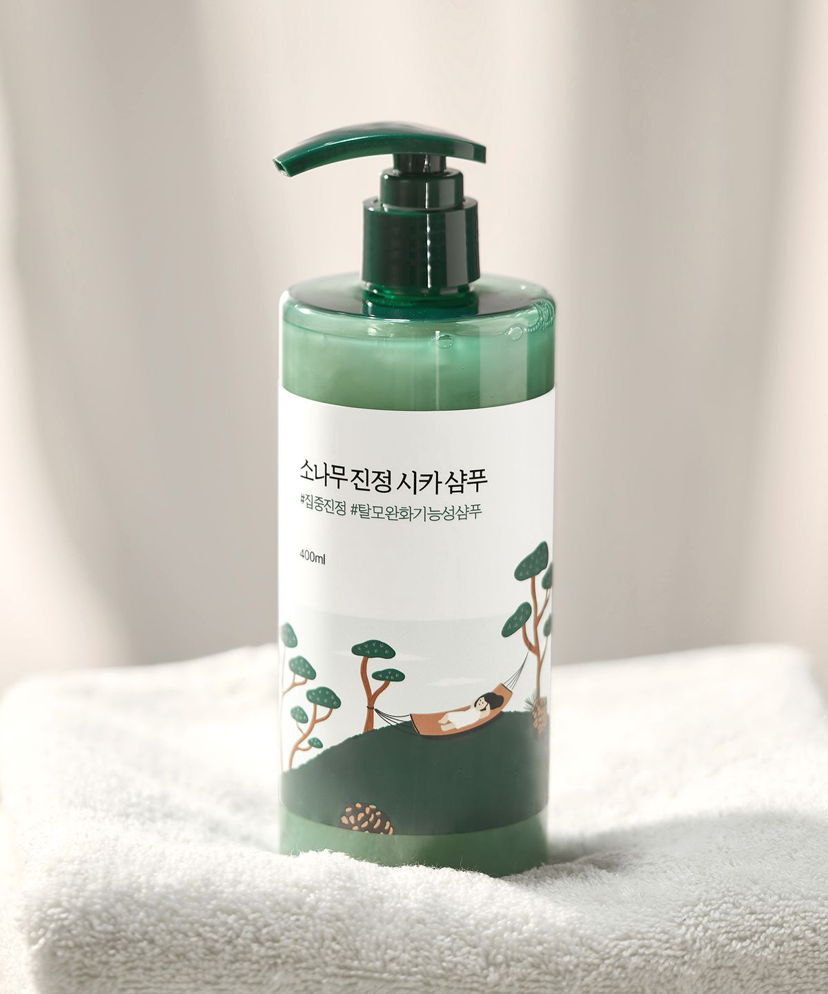 라운드랩(ROUNDLAB) 소나무 진정 시카 샴푸 400ml