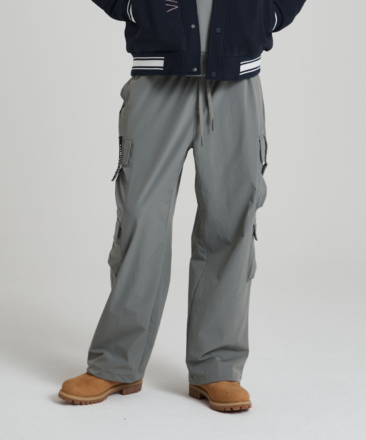 벙커버스터(BUNKERBUSTER) 와이드 더블 카고 팬츠 KHAKI (MP5PU565-048)