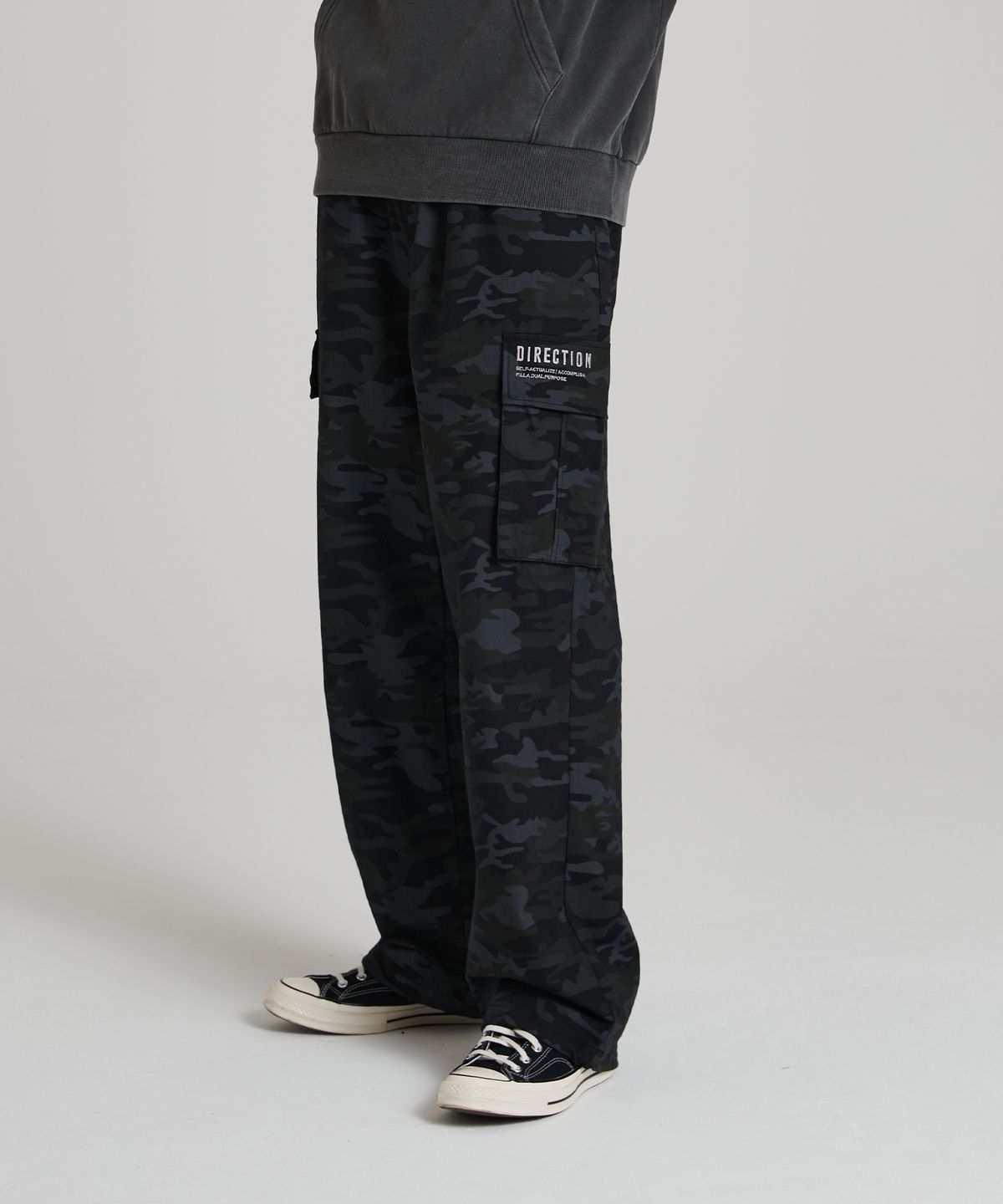 벙커버스터(BUNKERBUSTER) 와이드 카모 카고 팬츠 CHARCOAL (MP5PU566-075)