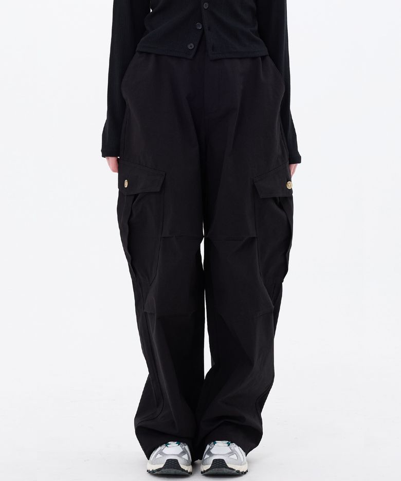 LUNA WIDE PANTS / BLACK